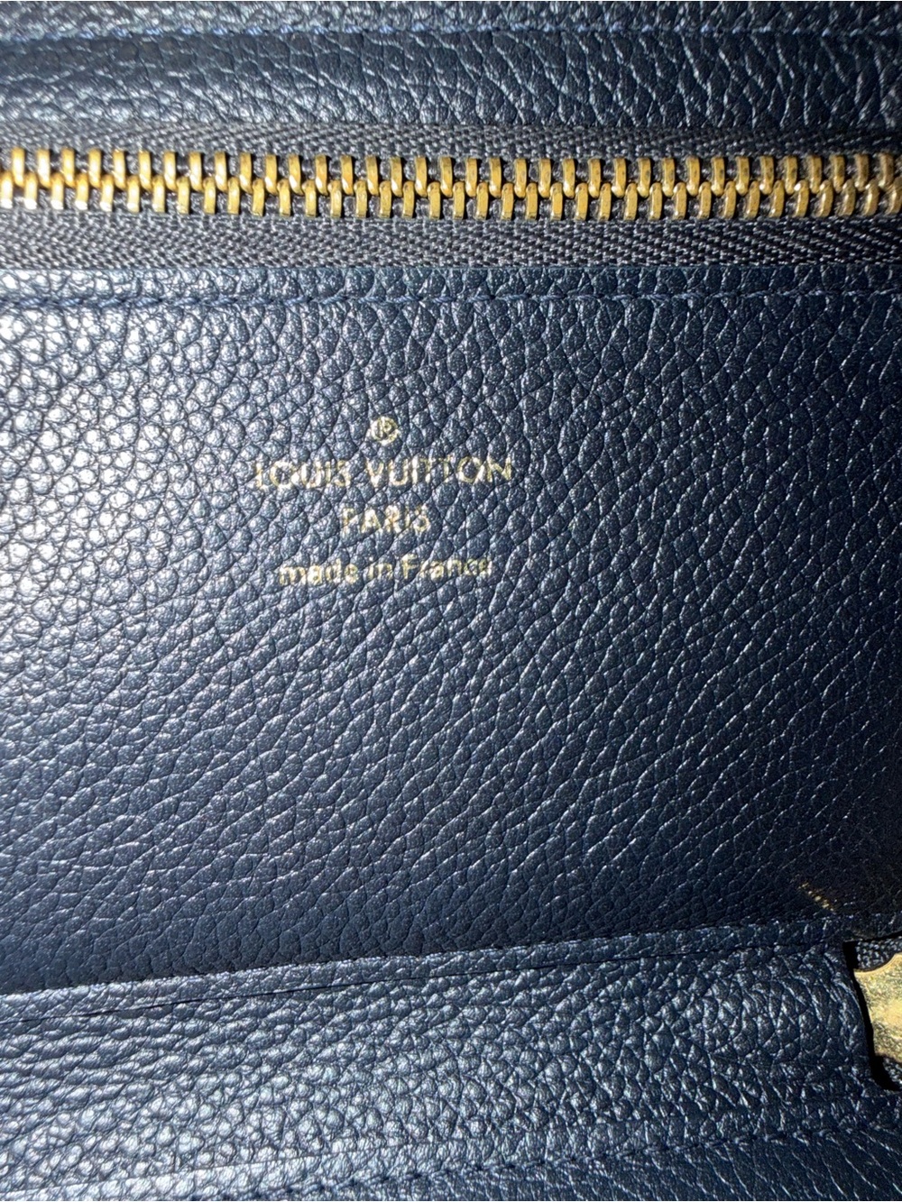 Louis Vuitton Black Empreinte (Embossed) Monogram Leather Compact Wallet, Soft! - Picture 4 of 15